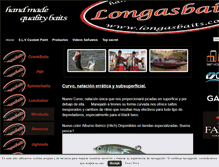 Tablet Screenshot of longasbaits.com